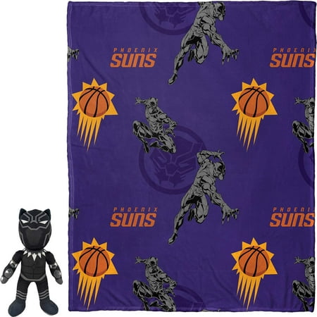 Northwest x Disney Phoenix Suns Black Panther Hugger Pillow & Throw Blanket Set