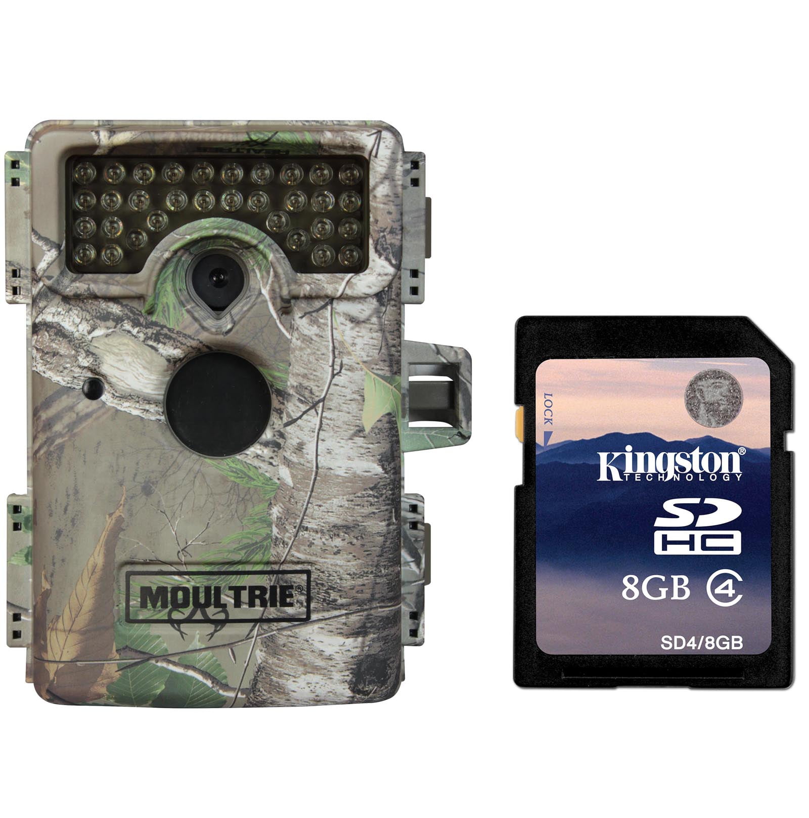 Moultrie M1100i Mini No Glow Infrared Digital Trail Game Camera + SD