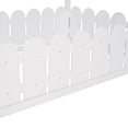 thumbnail image 5 of DreamBuck Twin Size House Bed, Twin Size Wood Bed with Roof and Fence, Playhouse Bed Twin, Montessori Bed, Cabin Bed, Floor Bed, Wood Bed Frame for Teens, White, 5 of 8