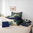 thumbnail image 6 of jejeloiu Boho Bohemian Waterfall 7-Piece Twin Bedding Sets,Natural Scenery Bedding Comforter Set,Green Beige Sheet Sets For Men Women,Luxury Bedroom Decor Reversible, 6 of 8