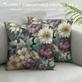 thumbnail image 3 of Shiartex Throw Pillow Cover Colorful Floral Watercolor Beautiful Lilac Flowers Pink Pattern Abstract Pillowcase Home Decorative Square Pillow Case Cushion Cover,Multi-Size, 3 of 5