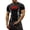 Black-4, variant on Gym Workout Men's Athletic Compression Shirt Gothic Graphic Compression Shirt Round Neck Short Sleeve Quick Dry Training Tee