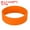 Orange, variant on Uxcell Silicone Bracelets Rubber Wristbands Blank Broaden Elastic Sports Bands Orange 12 Pack