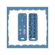 thumbnail image 1 of 1pc Remote Control Shaped Silicone Teether, Soothing Teething Pain Of Baby, Educational Game Console Shaped Teether Toy - The Perfect Sensory Chew Toy, 1 of 4