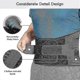 thumbnail image 2 of Back Lumbar Support Belt Waist Orthopedic Brace Posture Corset Spine Decompression Waist Trainer Pain Relief Men Women, 2 of 5
