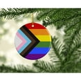 thumbnail image 2 of Gay Pride Progress Pride Ceramic Ornament, 2 of 3