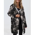 thumbnail image 4 of Zeagoo Women's Zip Up Hoodies Long Fleece Tunic Sweatshirts Casual Oversized Fall Coats Trendy Winter Hoodie, 4 of 7