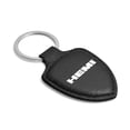 thumbnail image 2 of iPick Image for HEMI Logo Soft Real Black Leather Shield-Style Key Chain, Official Licensed, 2 of 4