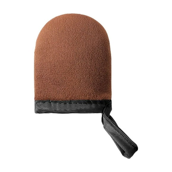 Guantes engrasados para el bronceado - Flocked, reutilizables, para la aplicación de lociones autobronceadoras