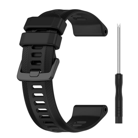 Replacement Accessories Watch Bracelet Silicone Strap Watchband Wristband BLACK