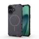 thumbnail image 1 of Case For iPhone 16 [Compatible con la Funda Protectora para Teléfono de Color Sólido con Airbag de Grado Militar MagSafe], Gris Oscuro, For iPhone 16, 1 of 6