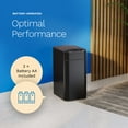 thumbnail image 3 of hOmeLabs Robust 13 Gallon Sensor Trash Can, Retractable Butterfly Lid, Batteries Included, Maximizing Space, Easy to Clean, Battery-Powered - Matte Black, 3 of 7