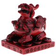 thumbnail image 1 of Estatuilla de Pi Xiu Feng Shui Estatuilla pi xiu feng shui para atraer a la riqueza decoración del hogar rojo rojo Magideal Estatuilla de Pi Xiu Feng Shui, 1 of 7