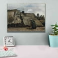 thumbnail image 4 of Epic Graffiti 'A Peasant Woman Digging In Front Of Her Cottage' by Vincent Van Gogh, Giclee Canvas Wall Art, 16"x12", 4 of 8