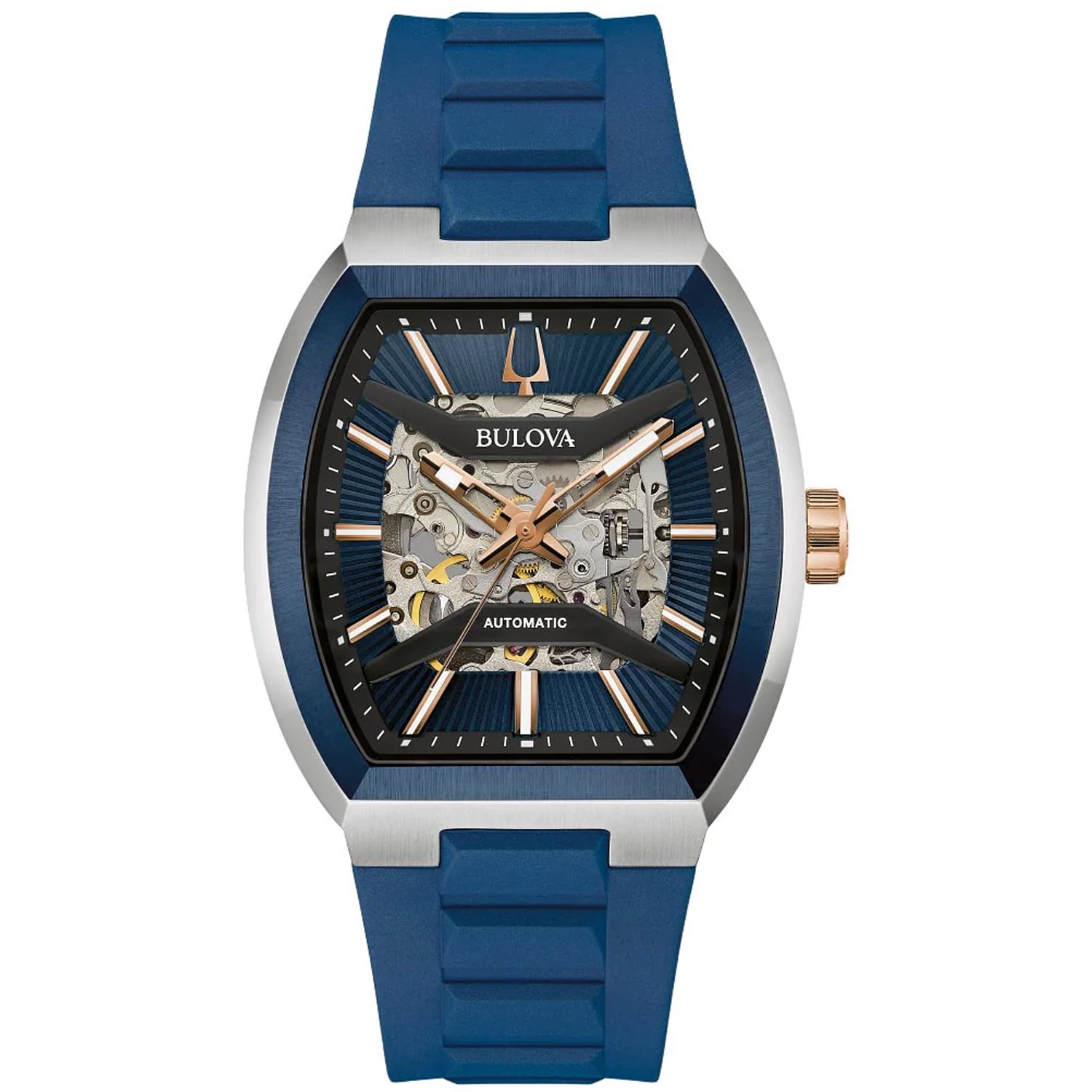 Bulova Men's Gray Ion-Plated Stainless Steel Chronograph Watch
