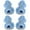 Blue, variant on LOLIPPYY 4pcs Breathable Pets Dog Boots Mesh Sandals Dog Shoes Anti- Sneakers Pet Supplies ( ) - Size 3