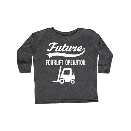 

Inktastic Future Forklift Operator Gift Toddler Boy or Toddler Girl Long Sleeve T-Shirt