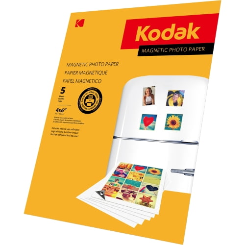Kodak Photo Paper 4R 4" x 6" 5 Sheet White