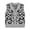 #01-Grey, variant on Women's Leopard Print Knit Vest V Neck Button Down Sleeveless Sweater Cardigan Top Casual Fall Daily Wear