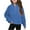 Blue, variant on BLVB Girls Half Zip Sweatshirt Fleece Pullover Sweatshirts Fall Winter Clothes for Teen Girls Thumb Hole for 5-14 Years