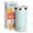 Baby Blue, variant on Mollcity12 oz Tumbler with Straw and Lid-Kids Stainless Steel Double Wall Vacuum Insulated Smoothie Cup-Reusable Travel Mug with Non Slip Silicone Pad (Canyon Red)