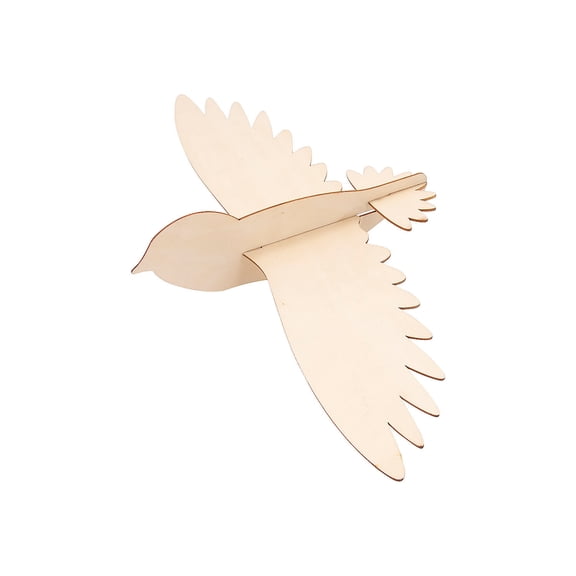Fun Express DIY Unfinished Wood Bird Gliders - 12 Pieces