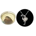 thumbnail image 2 of Flamingo Love Wish Pearl Kit Chain Necklace Kit Pendant Cultured Pearl in Kit Set with Stainless Steel Chain 16", 2 of 4