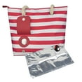 thumbnail image 1 of TIELUTT Beach Tote Bag with Dispenser and Compression Bags for Backpacking Set Charger Organizer Bag Small Clear Packing Bag Compression Packing Cubes for Travel Lightweight Bags for Clothes Suction, 1 of 4