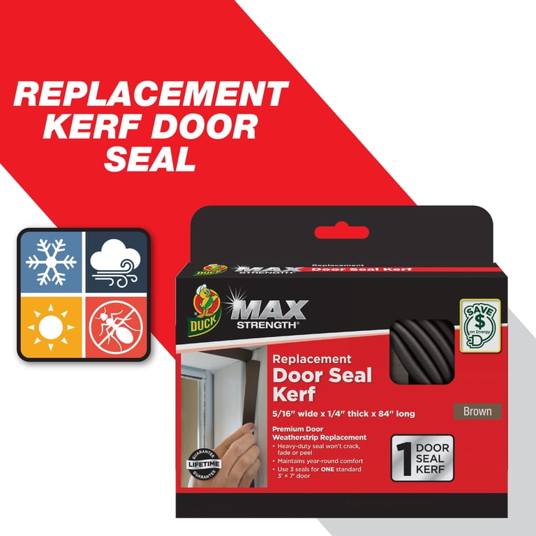 Duck Brand Max Strength Door Seal, Brown, 84 Inches photo 1