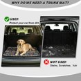 thumbnail image 4 of FOR U DESIGNS Green American Geometric Aztec Print Car Trunk Mat Non-Slip Cargo Liner Waterproof All Weather Durable Rear Trunk Protection for Most Vehicles, 4 of 7