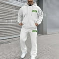 thumbnail image 4 of Letdown Men's Tracksuits Sweatsuits for Men Sweat Track Suits 2 Piece Full Zip Jackets Pants Jogging Suits Sweatsuit Set Sports Outfits Sets (White, XS), 4 of 8