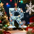 thumbnail image 6 of Kbndieu Initial Ornaments Christmas Tree Ornaments, Christmas Letter Ornaments for Christmas Tree Decorations, Christmas Hanging Decor R, 6 of 7