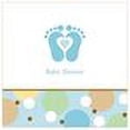 thumbnail image 2 of Various Tiny Toes Blue Disposable Lunch Napkins, 18 Count, 2 of 2