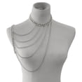 thumbnail image 4 of Body Chain Multi layers One Shoulder Jewellery Tassels Multi layers One Shoulder Necklaces Golden A, 4 of 9