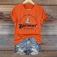 thumbnail image 2 of T-Shirt à Manches Courtes pour Femmes Liquidation T-Shirt Mélangé pour Femmes T-Shirt à Col Rond pour Femmes the Wilches Brewery Stop in for A Spell Imprimé Massachusetts, 2 of 4