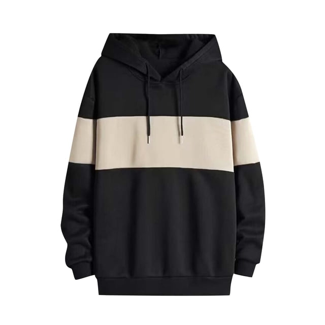 Sudadera con capucha para hombre, sudadera con capucha de manga larga con bloques de color, sudadera con capucha, camisa deportiva, blusa para hombre