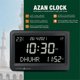 thumbnail image 2 of Azan Clock Automatic Worldwide Digital 8 Azan Prayer Sounds Islamic Wall and Desk Clock B, 2 of 5