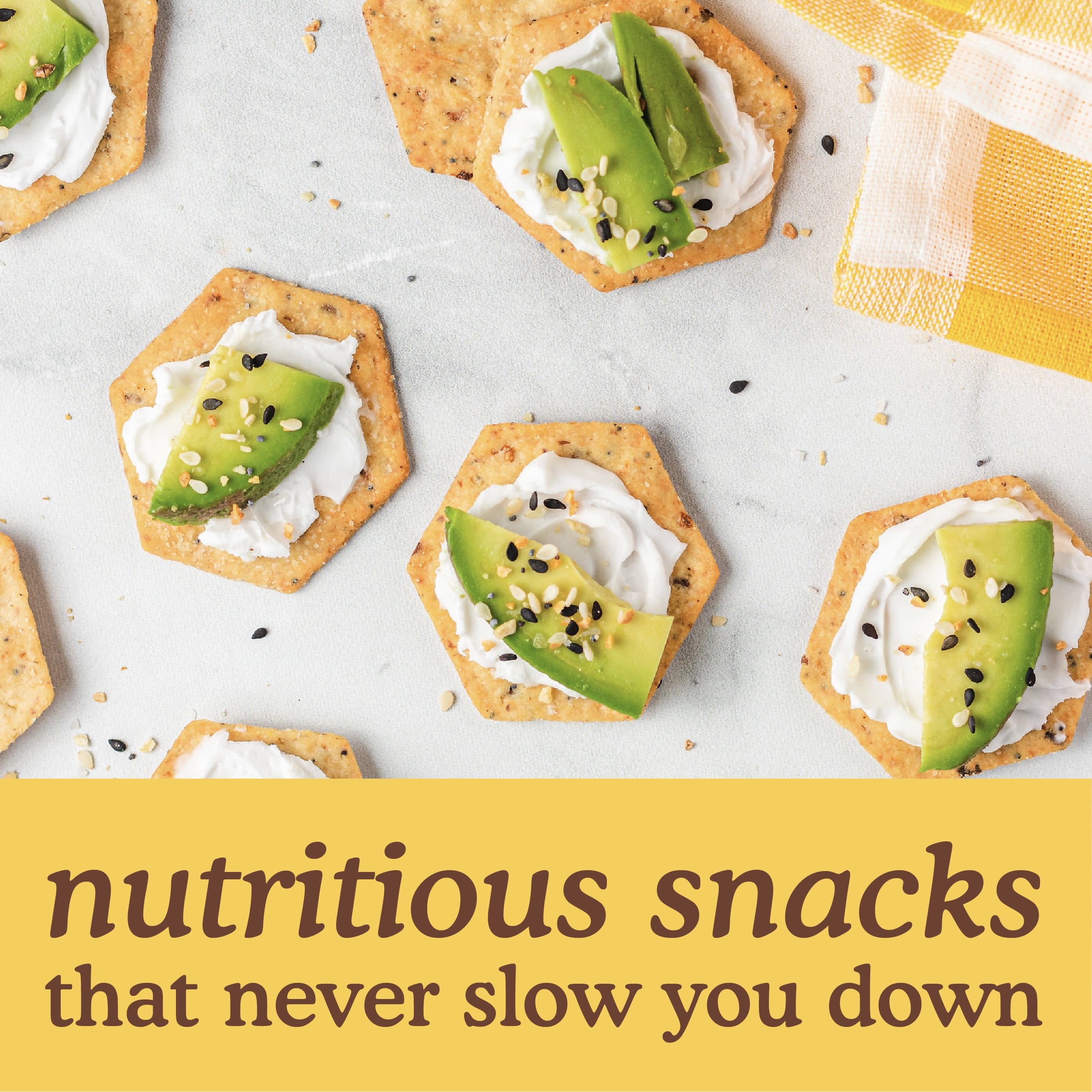 (6 pack) Simple Mills Organic Seed Flour Crackers, Everything Seasoning, Gluten-Free, 4.25 oz