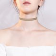 thumbnail image 3 of 1 Ensemble Collier Ras du Cou Femme Mode Style Assorti Collier Charme Tatouage Collier Ras du Cou, 3 of 10