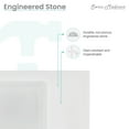 thumbnail image 4 of Delice 24" Rectangle Wall-Mount Bathroom Sink in Matte White, 4 of 11