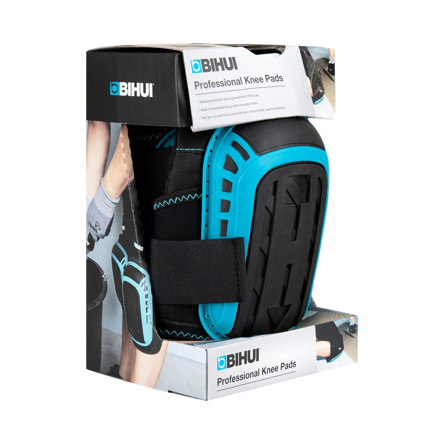 BIHUI TPR Waterproof Knee Pads for Tiling Work - TKPT