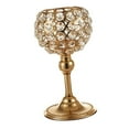 thumbnail image 2 of Crystal Tables Centerpieces - for Use with sticks, Tealight, And Flameless s , 35cm 20cm Gold, 2 of 5