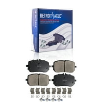 Detroit Axle - Front Brake Pads for 2020-2022 Mercedes-Benz CLA250, 2019-2022 A220, Ceramic Brake Pads with Hardware Replacement