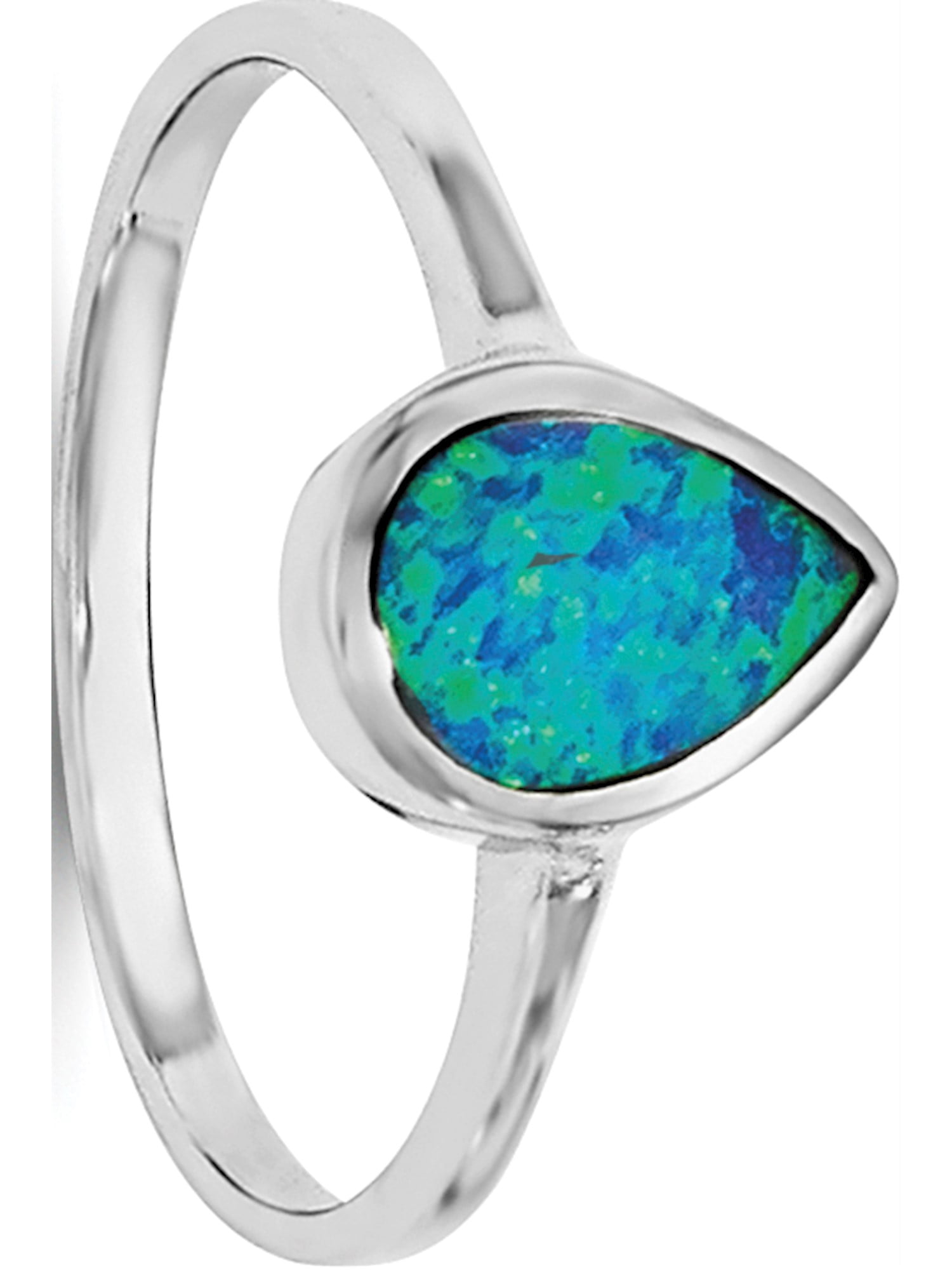 opal ring teardrop