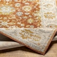 thumbnail image 4 of Mark&Day Area Rugs, 5x7 Louroukina Traditional Burnt Orange Area Rug, Orange Ivory Blue Carpet for Living Room, Bedroom or Kitchen (5'3" x 7'), 4 of 6