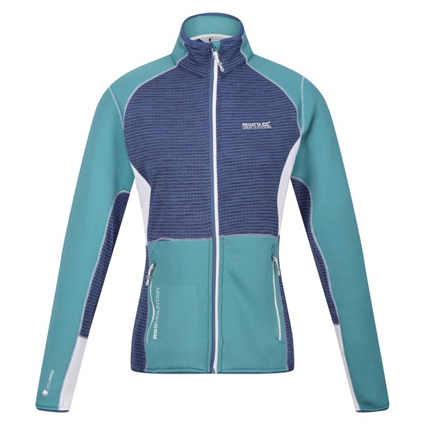 Regatta - Chaqueta Softshell Yare VII de Jaspeada para Mujer (Azul Bristol, Vaquero Dusty)