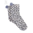 thumbnail image 3 of Gustave Fuzzy Socks for Women Girl Winter Warm Soft Cozy Fluffy Sleeping Socks Thick Plush Crew Slipper Socks for Home Indoor Christmas DIY Gifts, Gray, 3 of 10
