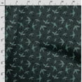 thumbnail image 3 of Soimoi Bird Printed, Japan Crepe SatinFabric By The Yard-54 Inch WideDecorative Sewing Fabric For Dresses, Kimonos, Gowns-Green, 3 of 5