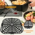 thumbnail image 5 of Air Fryer Replacement Tray for Instant Pot Vortex 6 in 1 6 QT, Original Air Fryer Accessories Grill Pan Crisper Plate Rack Parts, Dishwasher Safe, 5 of 7