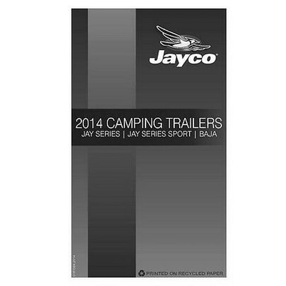 Jayco Fold-Down Pop-Up Tent Trailer Owners Manual- 2014 Jay Sport Baja REPRINT